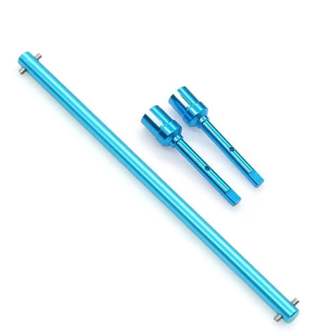 TT02 On Road RC Car Upgrade Part Kit With Aluminum Drive Shaft And CVD Steering Cups in blue for Tamiya TT02 1 10 Scale