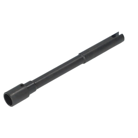 Rock Solid Steel Engine Oil Pump Drive Shaft For Small Block Chevy 283 302 327 350 5.7L heavy duty pinned sleeve close-up view