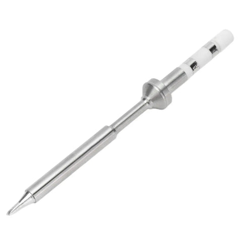 Top Notch Flat Ts-D24 Soldering Tip Replacement For 70W Ts100 Electric Iron angled view showing steel handle and copper core.