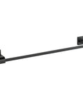 Slick Matte Black 24 Inch Towel Rack Bar For Bathroom And Kitchen Built To Last With Rust Resistant Finish Promotes Airflow