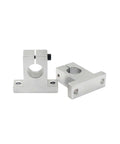 Top Tier Linear Guide Rail Kit With 4pcs SCS10UU Bearing Sliders Plus Smooth 10mm Optical Shafts And Rock Solid SK10 Support Clamps For Precision CNC Build 3D Printer Motion Systems SK10 aluminum shaft support clamps