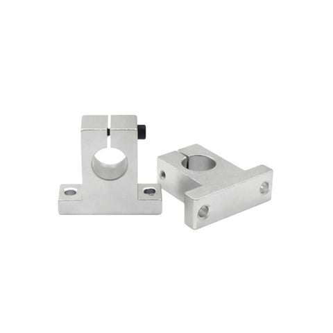 Top Tier Linear Guide Rail Kit With 4pcs SCS10UU Bearing Sliders Plus Smooth 10mm Optical Shafts And Rock Solid SK10 Support Clamps For Precision CNC Build 3D Printer Motion Systems SK10 aluminum shaft support clamps