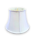 Modified Bell Lampshade In Linen White, 10.5 X 17 X 13.5 Inches, Chic Classic Linen Blend With Durable Off White Lining