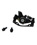 Front and Rear Disc Brake Caliper Replacement Kit for V8 Electric Bicycle, durable caliper visible in black with mounting bolts