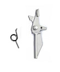 G Series V2 Gearbox Trigger Aluminum CNC Machined For Airsoft And Paintball Beefy Trigger Durable Compact Silver Finish