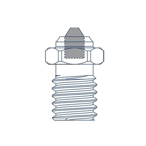 Sick V6 Bimetal High Flow Nozzle For 3D Printers Goes Hard With Smooth Extrusion And Zero Clog Headaches In 0.4Mm 0.6Mm And 0.8Mm Sizes Two Pack Level Up Your Creations Effortlessly Compatible With Popular Desktop Machines