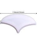 Leaf Shaped Concrete Molds For Walkways And Stepping Stones Paver Maker, silicone mold, size 184x94x20 mm, white color