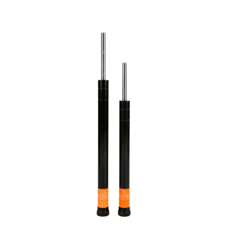Tough As Nails Heavy Duty Adjustable Hydraulic Buffer Dashpot For Smooth Deceleration And Industrial Shock Absorption Three Fifty Kilogram Workhorse Capacity Made To Handle Rough Shop Work, featuring two sizes on a white background.