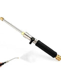 Heavy Duty High Pressure Washer Wand With Hydro Jet Power Spray Attachment for deep cleaning, showing metal lance and nozzle