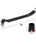 Fifteen Inch Flat Utility Pry Bar With Nail Puller And Chisel Ends For Prying Scraping Lifting And Pulling Heavy-Duty Carbon Steel Rust-Resistant Finish Big Leverage Design Lifetime Warranty