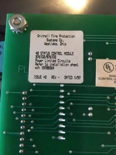 High Octane Status Control Module Featuring Part Numbers 976132 And 976133 circuit board with wiring and label details.