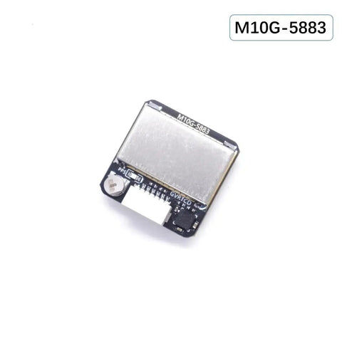 M10G-5883 GPS Module With Compass QMC5883L for FPV Drones, Robotics and Boats, top view showing compact design