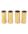 Four tapered brass bushings for Twin Cam motorcycle rocker arms to quiet end ticking noise replacement set, front view