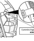 Diagram of Engine Barring Tool For Cummins B And C Series Diesels And Dodge Pickup Trucks Compatible With 3 9L 5 9L 6 7L 8 3L