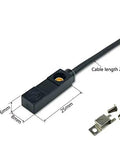 12 To 24 VDC Proximity Sensor With 3 Wires Thin Flat Metal Inductive Limit Switch For Detecting Iron Nickel And Magnetic Metals