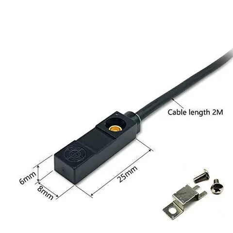 12 To 24 VDC Proximity Sensor With 3 Wires Thin Flat Metal Inductive Limit Switch For Detecting Iron Nickel And Magnetic Metals