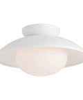 Soft Black 13 Inch UFO Style Semi Flush Mount Ceiling Light Fixture For Bedroom Entryway Kitchen And Living Room With Frosted Glass Shade And Sleek Metal For A Dope Modern Farmhouse Glow Easy Install