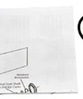 Diagram and components for Mess Free Tire Dressing Foam Applicator Kit With Contoured Dense Foam Sponges For Smooth Even Shine