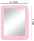 Pink Magnetic Locker Mirror 5 By 7 Inches Real Glass With Strong Magnetic Backing Perfect For School Lockers Dorm Rooms Classrooms Bathrooms Offices Workshops Gyms And Craft Desks