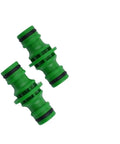 10 Pack Double Male Hose Pipe Connectors Quick Fit Plastic Adapters With Rubber O Ring For Garden Watering Hoses ABS Quick Connectors