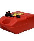 EPA Compliant Topside Marine Fuel Tank, 6 Gallons, Low Profile Design With Sight Gauge, Cap Tether And Audible Cap Closure, Model 620049LP