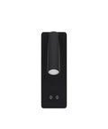 LED Reading Wall Light For Bedroom With Backlight Night Lamp Plug In Adjustable Wall Sconce Book Reading Lamp 3000K Warm White Black Finish 3W Reading Light And 6W Backlight 70 Inch Cord, front view