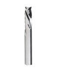 Game Changer 2 Flute Spiral Carbide End Mill Bit With Up And Down Cut Design for CNC wood routing, precision cutting tool.