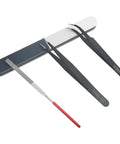 Pro Grade 8 Piece Model Tools Kit For Gundam And Car Models, showing tweezers, file, and sanding boards for assembly and repairs.