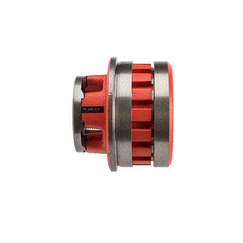 Ridgid 37485 Hand Threader Die Head Compatible With Model 12R side view, red and silver design for 3/4 inch nominal pipe size.