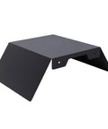 Heavy Duty Aluminum Alloy EV Charger Protective Cover Wall Mounted Weather Shield For Electric Vehicle, matte black design.