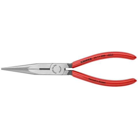 Long Nose Pliers, Diagonal Cutter, and Cobra Pliers 3 Piece Tool Set From Germany, showcasing long nose pliers with red grips