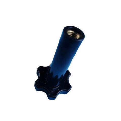 Heavy Duty M10 Clamping Nuts To Swap On Your Soft Serve Ice Cream Machine Flower Grip Knobs Make Fixes A Breeze Durable black knob for easy handling.