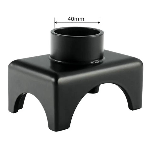 Bottle Jack Axle Saddle Adapter For 2 Inch And 3 Inch Axle Tubes, showing durable steel construction and bridge design