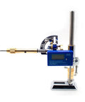 Straight Up Built Tough Gemstone Faceting Machine With Digital Angle Readout And Ergonomic Handle Featuring 32 Position Index Gearing for precise stone cutting.