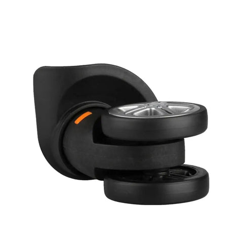 Heavy duty universal suitcase caster wheels with swivel trolley spinners; ideal for replacing worn out baggage.