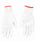 White work gloves with red trim, related to CO2 MAG Welder Wire Feeder 24V Single Drive Gas Shielded Welding Feeding Machine 350A Pro Grade Duty