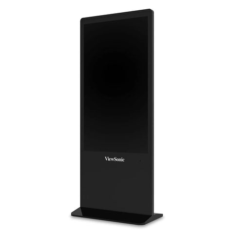 55 Inch 4K Ultra Hd Free Standing Digital Signage Kiosk Featuring Crisp Ips Panel Plug And Play Connectivity Via Hdmi Lan Rj45 for retail use.