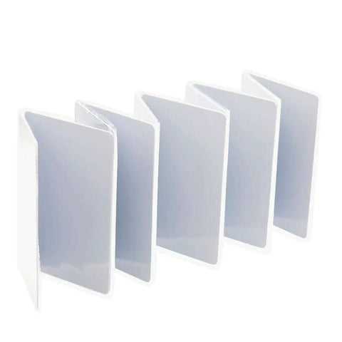 Stack of 50 Pack RFID Smart Cards For Easy Access Control And Hotel Doors MIFARE Classic 1K 13 56MHz 14443A Compatible White PVC Cards