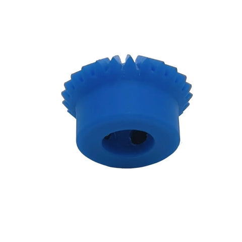 90 Degree Nylon Bevel Gear For Precise Machinery Drive, 1.5 Module, 16 Tooth Miter Gear, 1:1 Ratio, blue nylon gear