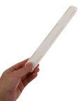 Dead Easy Self Adhesive Drawer Slide Guiding Rails For Quick Cabinet Closet Wardrobe Project Super Smooth Glide white slide in hand.