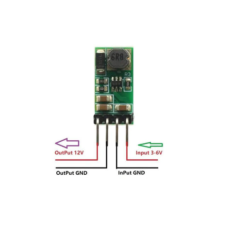 Three Pack DC DC Step Up Boost Converter Module 3.3V 3.7V 5V 6V To 12V Input 3V To 6V Output 12V Voltage Regulator Booster