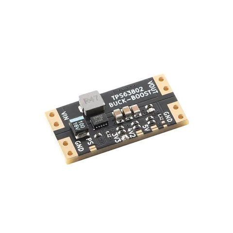 Xl63802 And Tps63802 Buck Boost Voltage Converter 5 Pack 3.3V Step Up Down Regulator for Li Batteries with microcontroller connections.