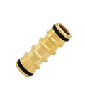 2 Pack Garden Hose Quick Connect Couplers Brass Bidirectional Extension Fittings Male To Male Disconnects For Easy Watering Setup