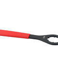 Get That ER32 Collet Chuck Wrench Spanner Tight With High Strength Steel O Type Tool For CNC Milling And Lathe Machines Red Black Finish, featuring a durable red and black steel handle.
