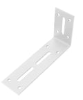 Heavy Duty Right Angle Shelf Bracket Set Thickened Steel Corner Braces For Floating Shelves rust resistant L bracket in white