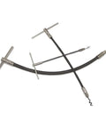 Flexible Packing Hook Set Three Piece With Dual Spiral Steel Shafts And Solid Zinc Handle Pointed Hooks Sizes 1 2 And 3 Made In USA