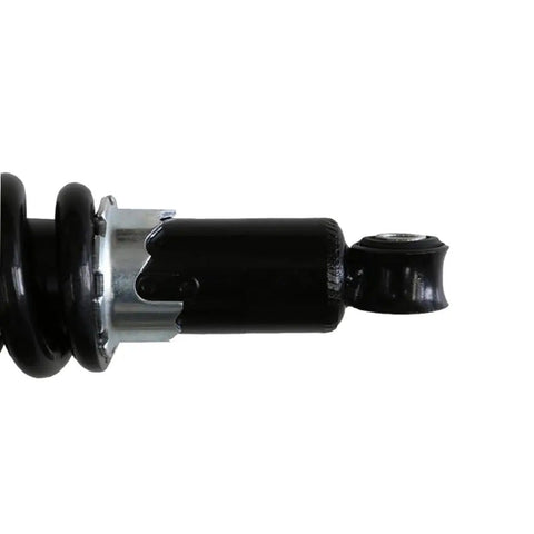 Close-up of a Heavy Duty 240mm Go Kart Rear Shock Absorber Suspension 9.45 Inch 1200LBS Off Road Upgrade for Dirt Pit Bike ATV.