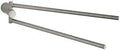 Toobi Pivoting Towel Bar 19 Inch Wall Mount in Brushed Nickel Dope Space Saving Bathroom Accessory with Durable Metal Construction