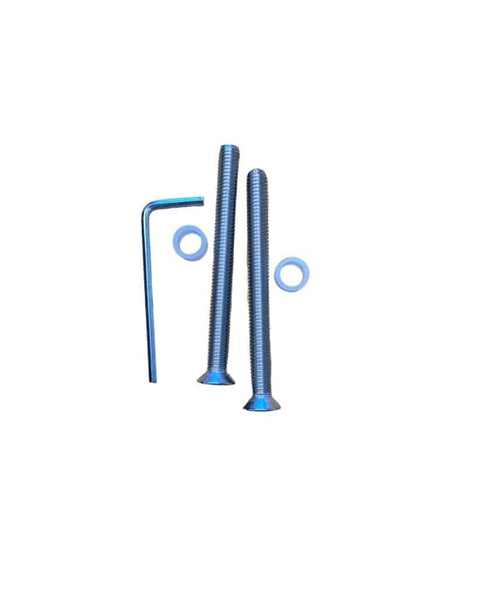 Installation hardware for Stainless Steel Door Handle Bar Pull For Interior Exterior Doors And Sliding Barn Shower Glass Doors Modern Black Finish 60 Inch Flat Square Rectangle Style Fits Up To 3.3 Inch Thick Doors Easy Install