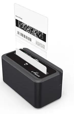 ID Card Reader With 6 Foot USB Smart Cable For Magstripe And 2D Barcode Scanning, Ideal For POS, ID Verification, And Law Enforcement
